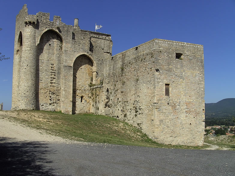 CRUAS, het slotklooster, le chateau abbatial, the abbey castle